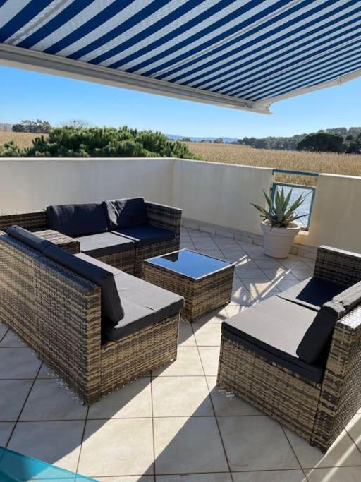 Apartament Domaine D'Azur - Renovated 1Br With Terrace Pool & Garage Le Lavandou Zewnętrze zdjęcie